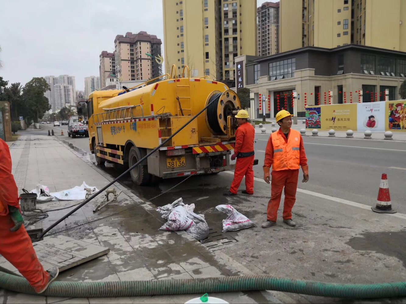 社旗县排污管道清淤-管道清洗